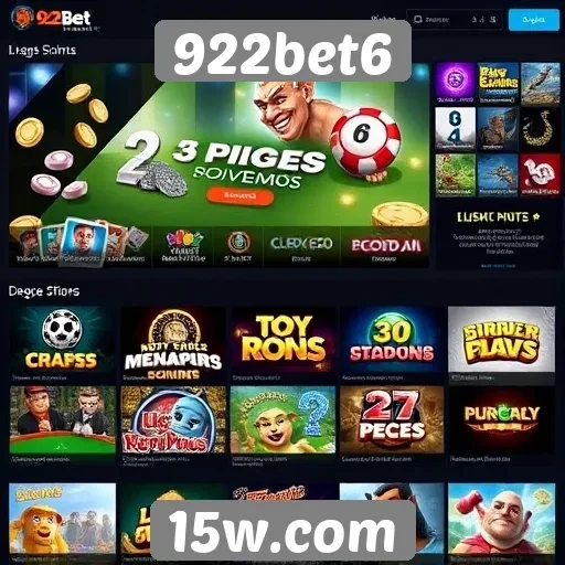 Exploração da variedade de jogos oferecidos no 922bet6