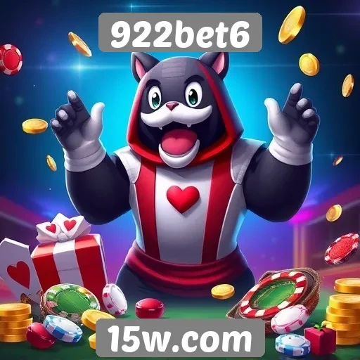 Diversidade de jogos disponíveis na 922bet6